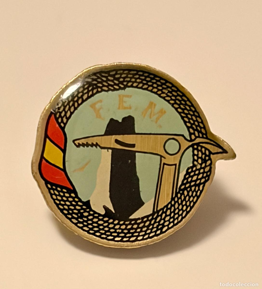 Collection pins: Antiguo pin Federaci&oacute;n Espa&ntilde;ola de Monta&ntilde;a - FEM