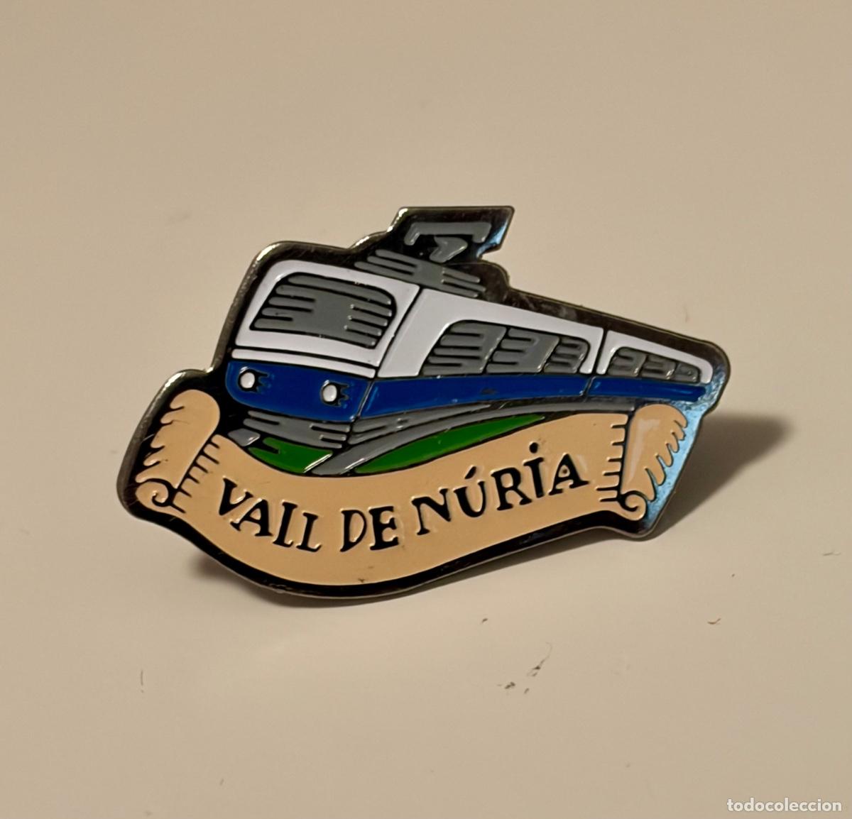 Collection pins: PIN FERROCARRIL CREMALLERA VALL DE NURIA - ESTACION ESQUI