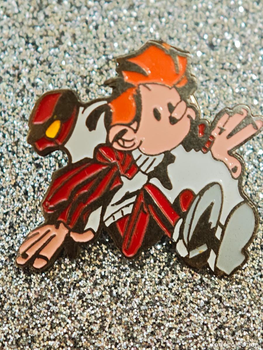 Pins de colecci&oacute;n: PIN SPIROU RARO BD DIBUJOS ANIMADOS C&Oacute;MICS PEL&Iacute;CULA DUPUIS