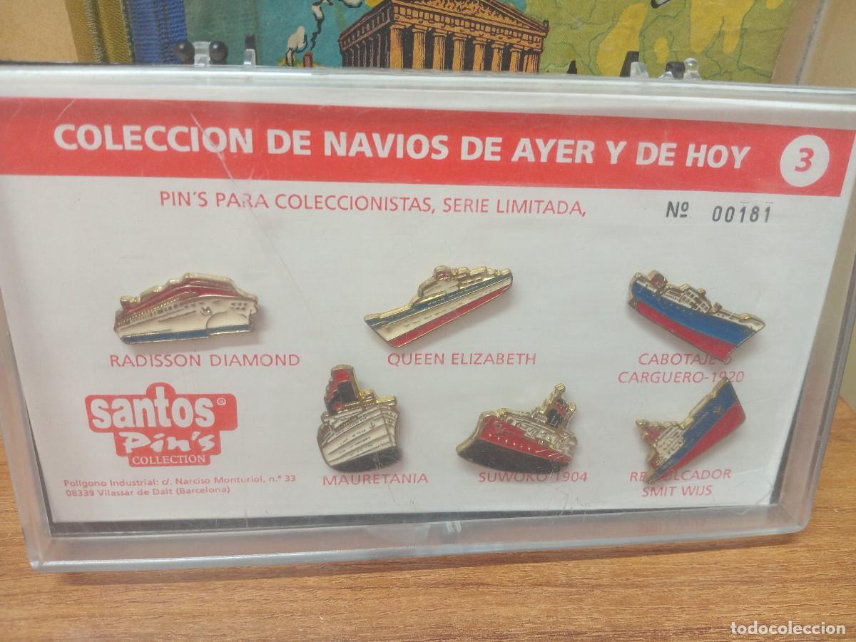 Sammlung von Pins: COLECCION DE NAVIOS DE AYER Y DE HOY - N&ordm; 3 - ( 6 PINS EN CAJA )