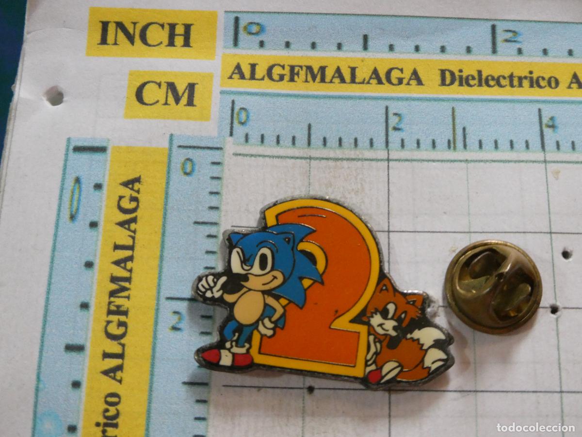 Pins de colecci&oacute;n: PIN DE DIBUJOS ANIMADOS VIDEOCONSOLAS VIDEOJUEGOS. SEGA SONIC 2 1992
