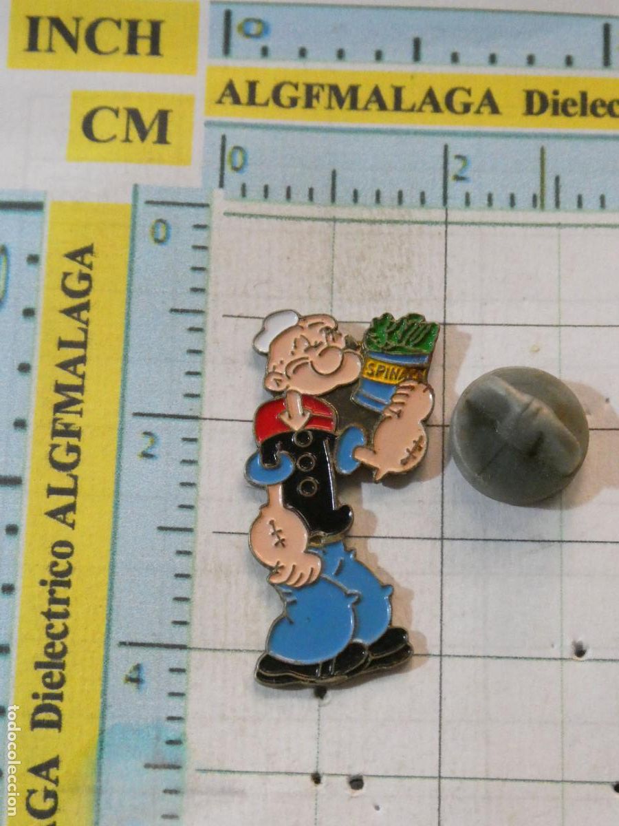 Pins de colecci&oacute;n: PIN DE DIBUJOS ANIMADOS. POPEYE EL MARINO COMIENDO ESPINACAS