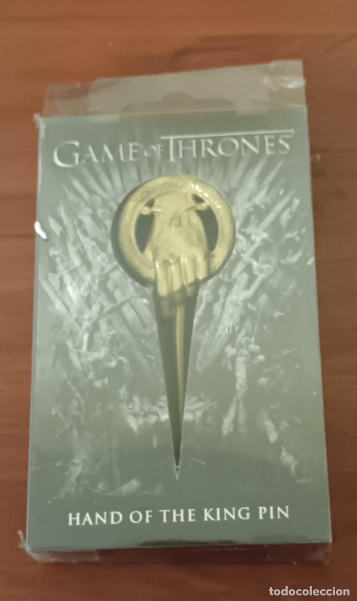 Pins de colecci&oacute;n: HAND OF THE KING PIN GAME OF THRONES SIN SACAR DE LA CAJA