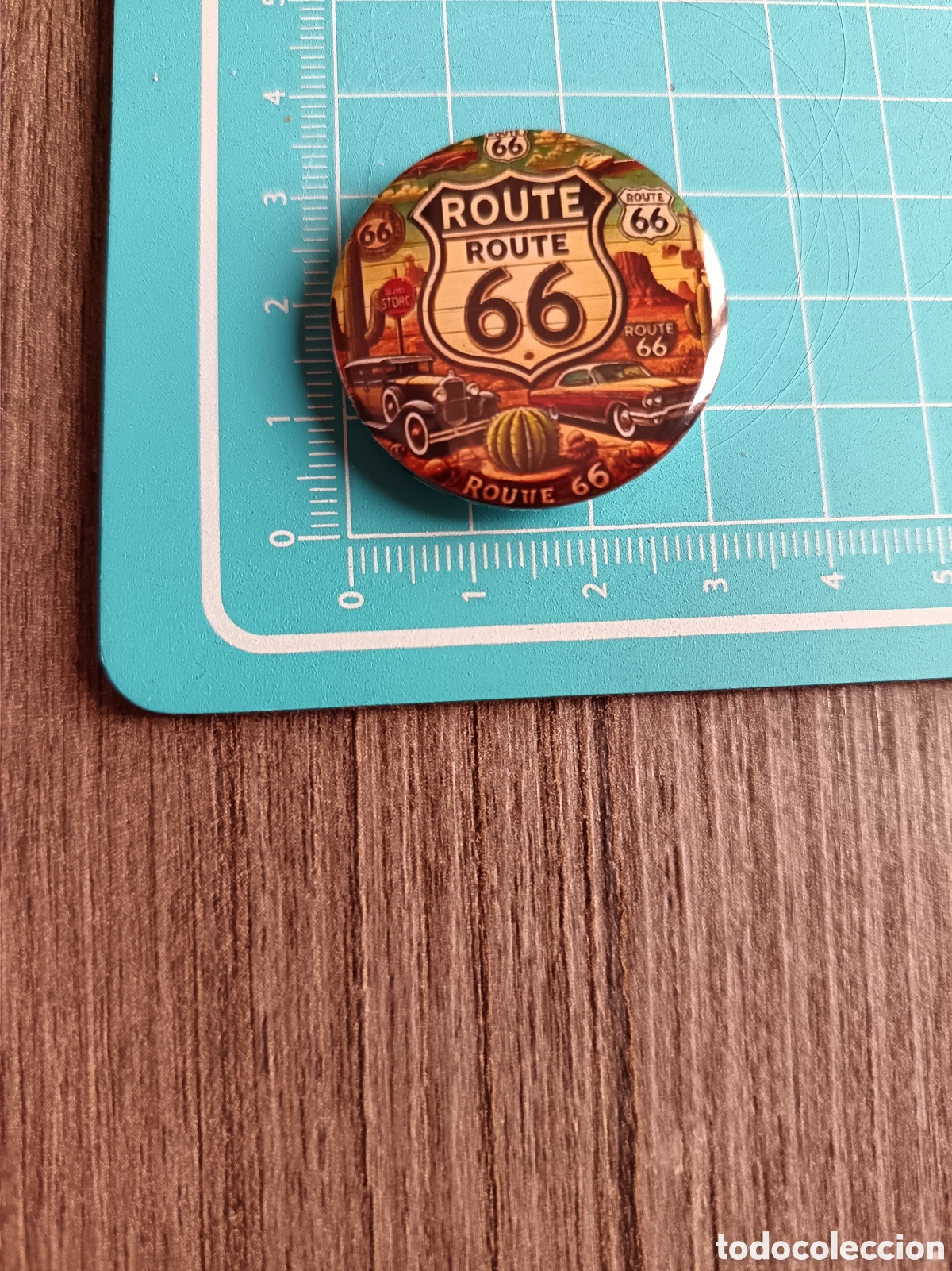 Pins de colecci&oacute;n: Chapa pin vintage Ruta 66
