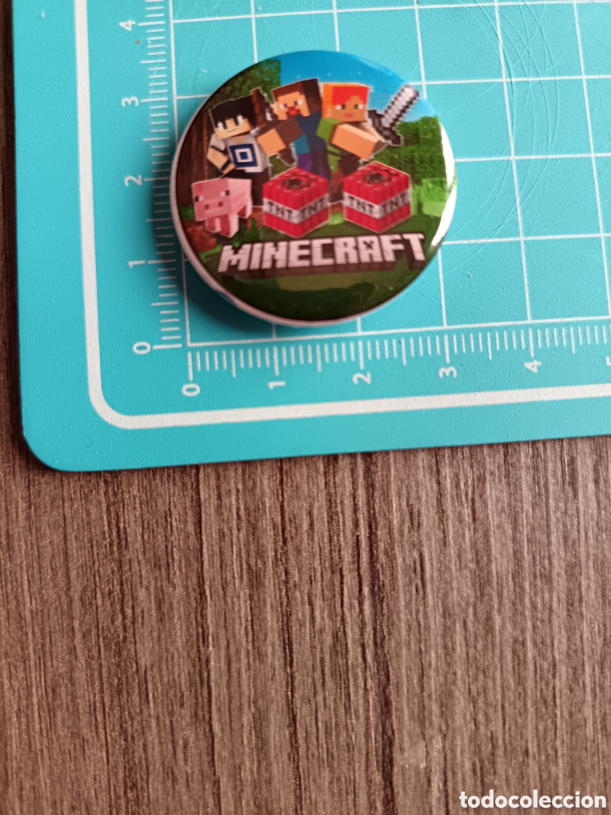Pins de colecci&oacute;n: Chapa pin vintage Minecraft