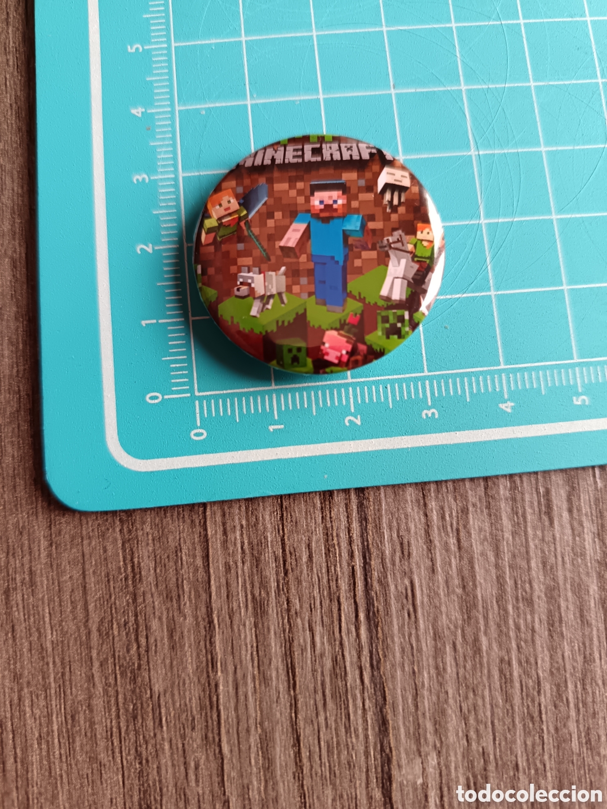 Pins de colecci&oacute;n: Chapa pin vintage Minecraft