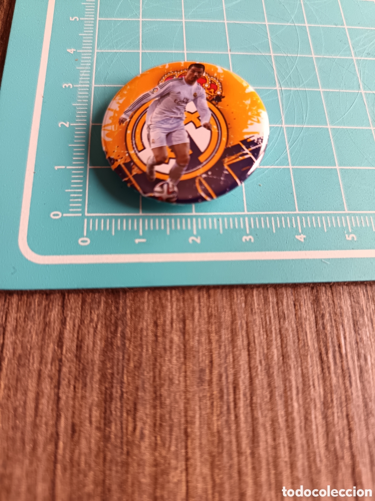 Pins de colecci&oacute;n: Chapa pin vintage Ronaldo Real Madrid