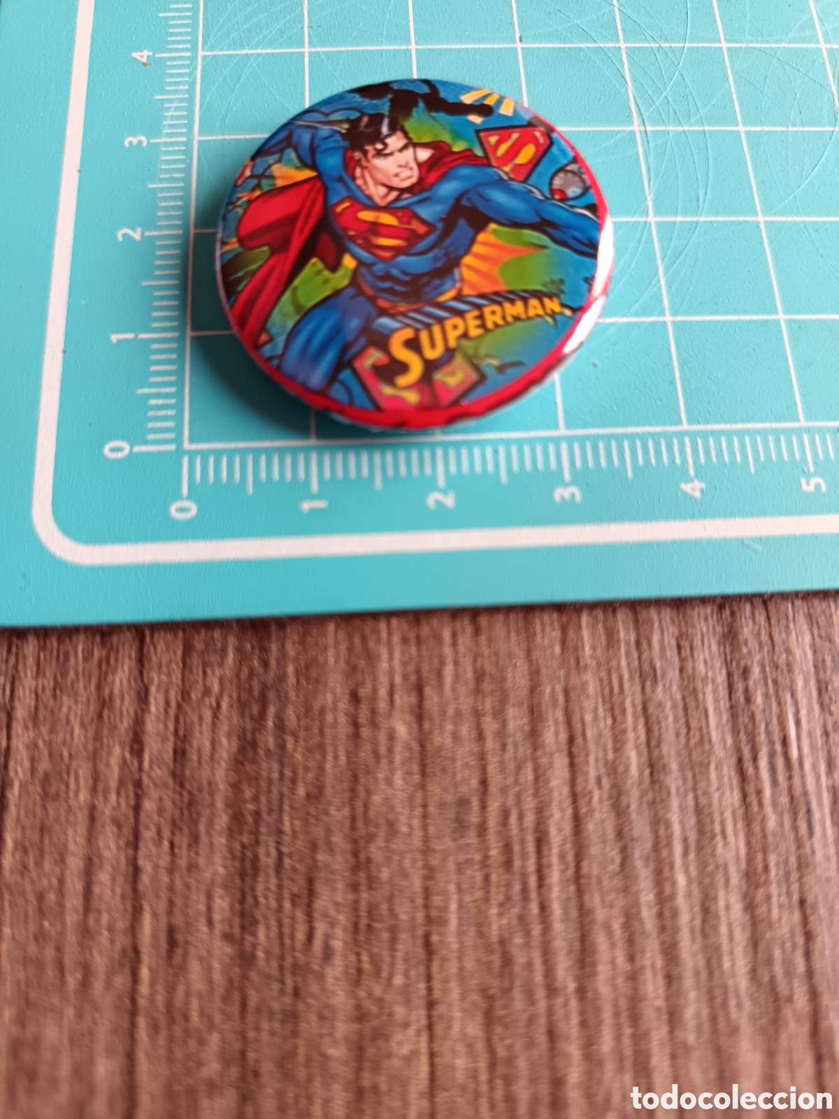 Pins de colecci&oacute;n: Chapa pin vintage Superman DC Comics
