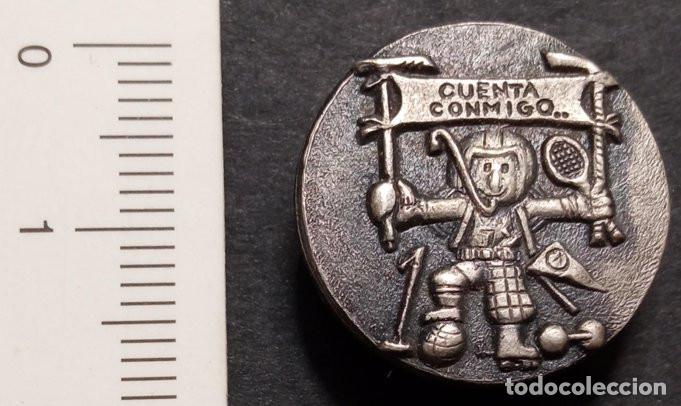 Pins de colecci&oacute;n: INSIGNIA DE OJAL - CAMPA&Ntilde;A DEPORTIVA &rdquo;CUENTA CONMIGO&rdquo;