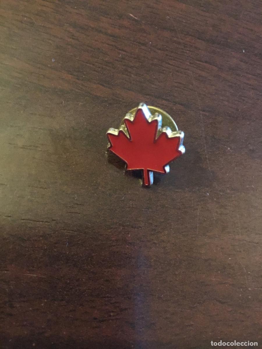 Pins de colecci&oacute;n: Antiguo pin insignia hoja canada
