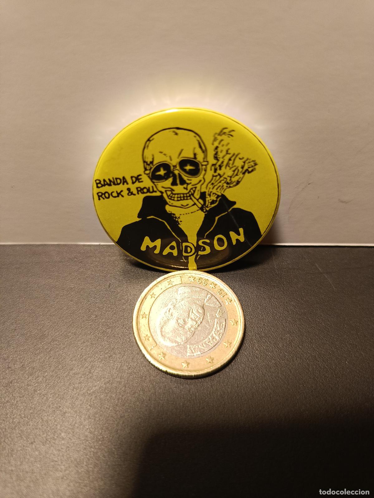 Pins de colecci&oacute;n: CHAPA IMAN DE MANDSON ( PRIMERA FORMACION ANTES DE ILEGALES ) PEPETO