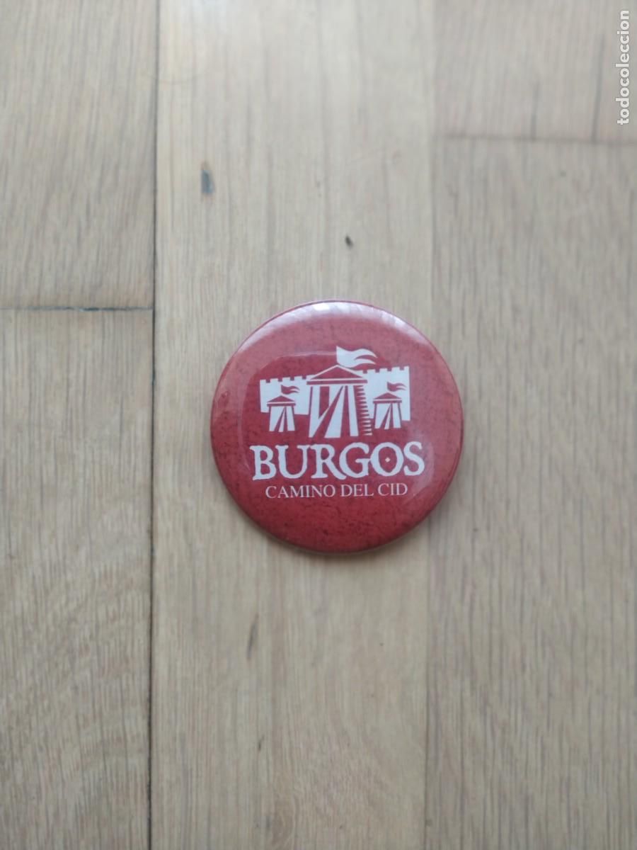 Pins de colecci&oacute;n: CHAPA DE BURGOS DEL CAMINO DEL CID. NUEVa.