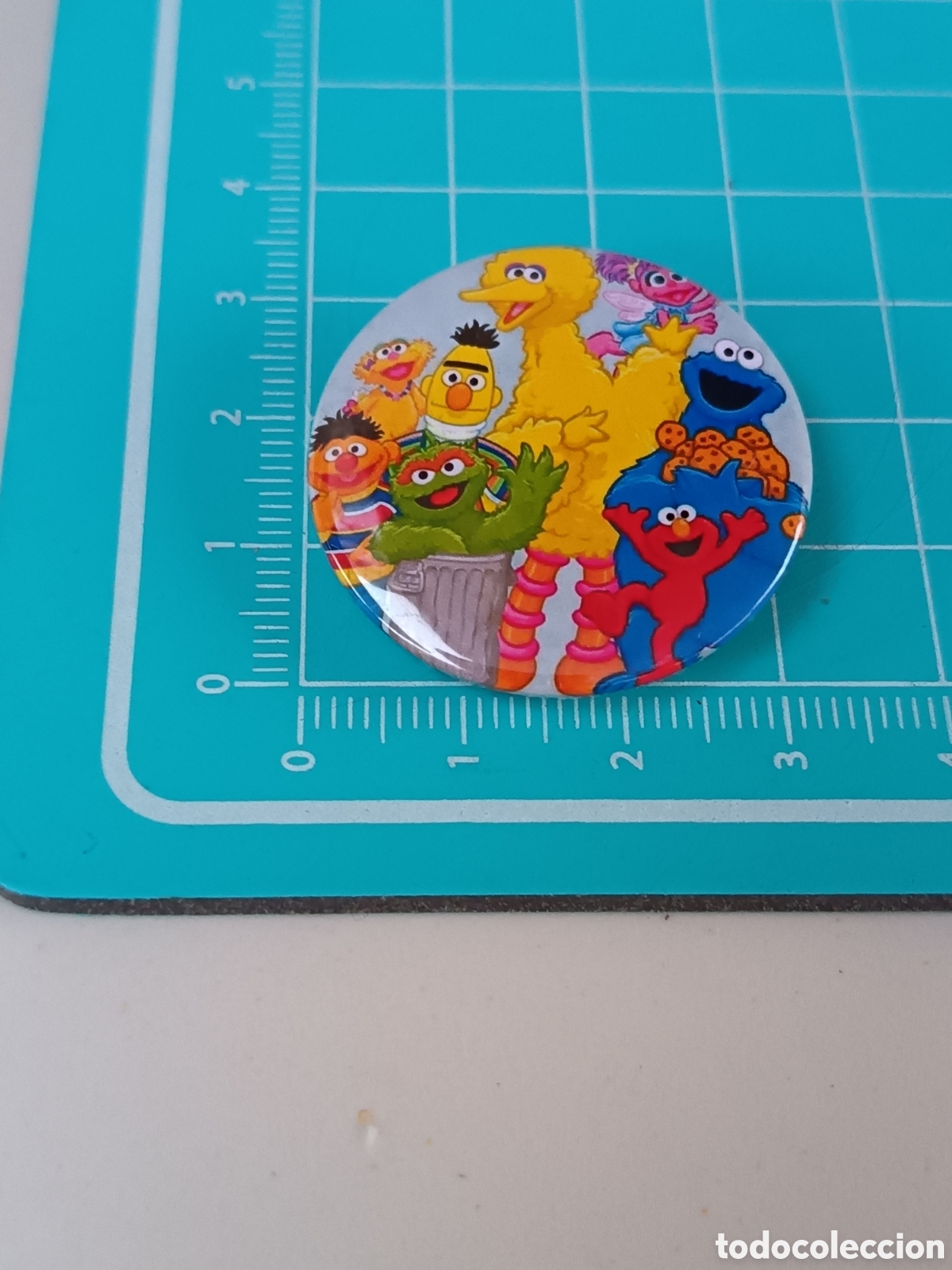 Pins de colecci&oacute;n: Chapa pin vintage Sesame Street (Barrio S&eacute;samo)
