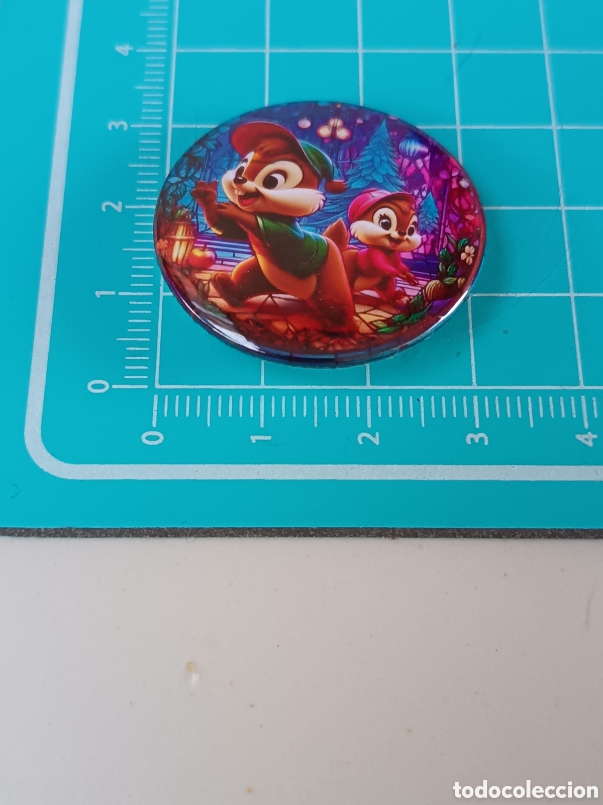 Pins de colecci&oacute;n: Chapa pin vintage Chip y Chop