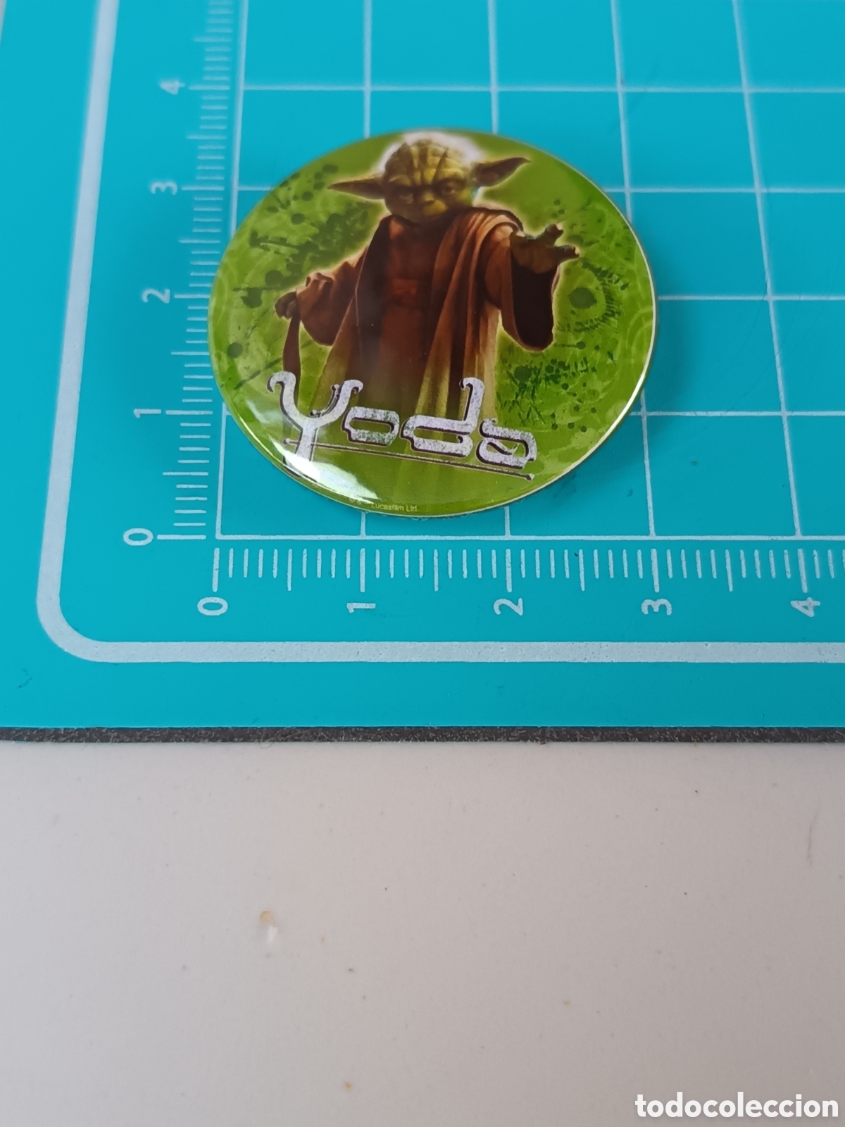 Pins de colecci&oacute;n: Chapa pin vintage Yoda de Las Guerras de las Galaxias
