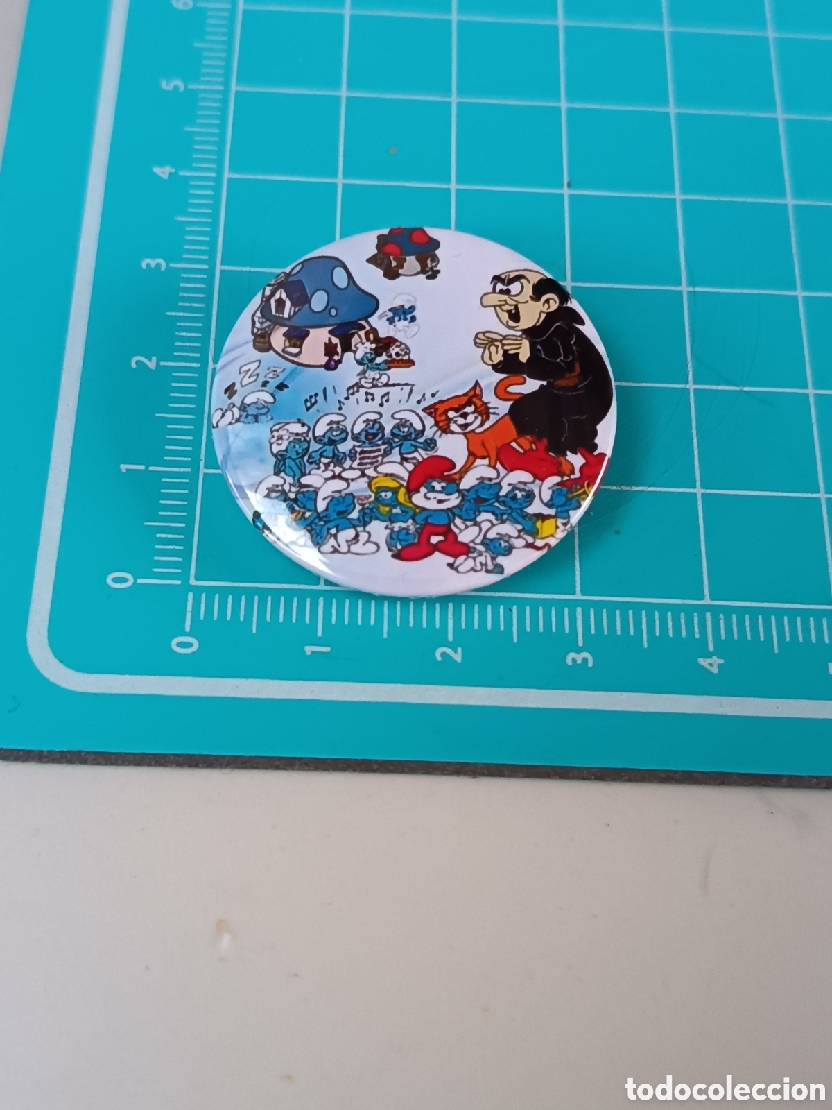 Pins de colecci&oacute;n: Chapa pin vintage Los Pitufos
