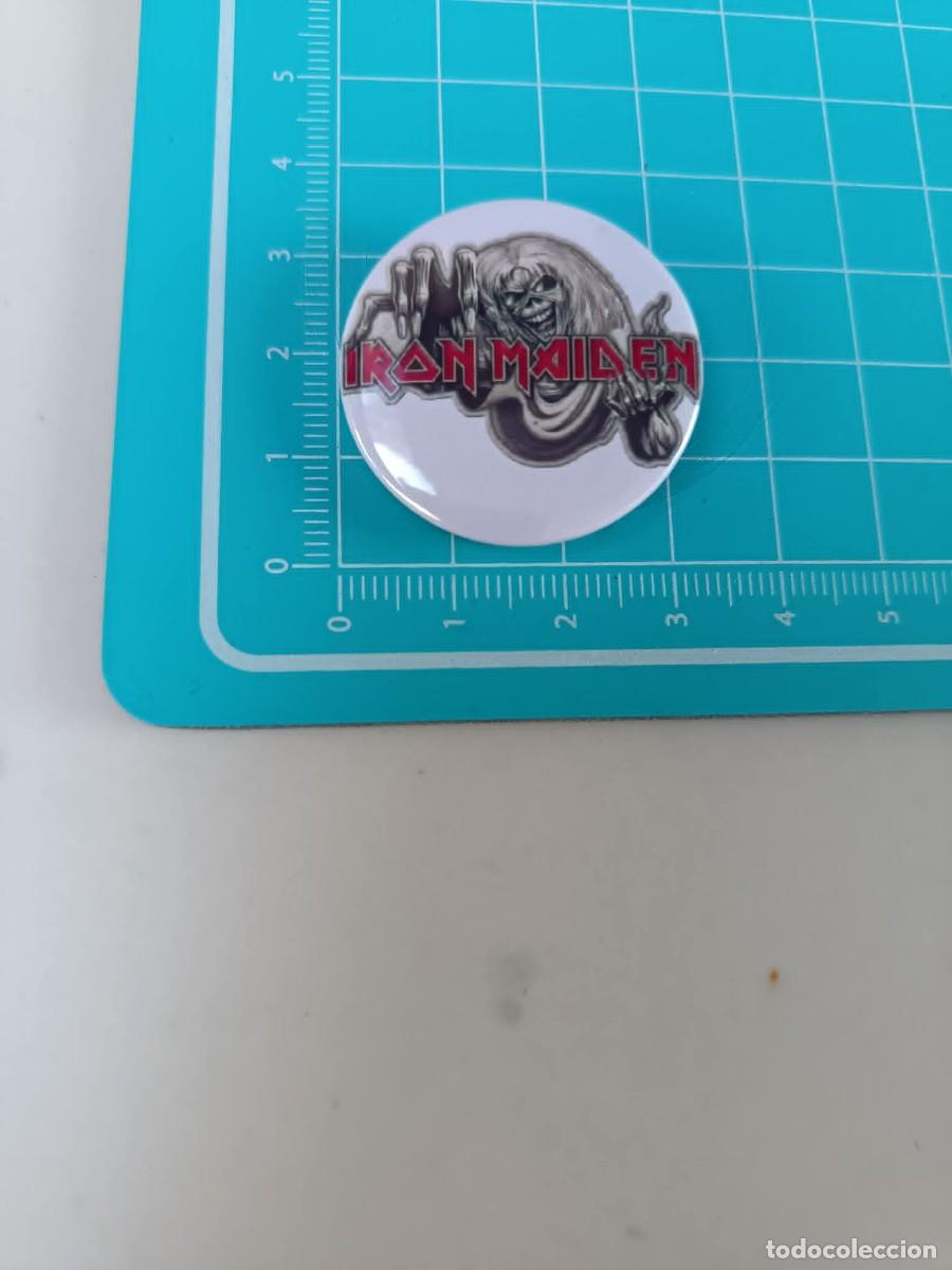 Pins de colecci&oacute;n: Chapa pin vintage Iron Maiden
