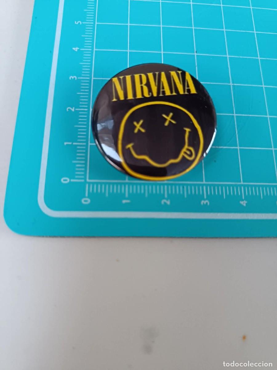 Pins de colecci&oacute;n: Chapa pin vintage Nirvana