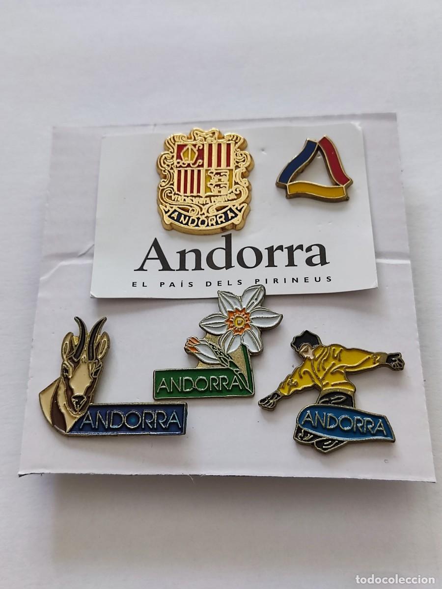 Pins de colecci&oacute;n: LOTE DE 5 PINS DE ANDORRA