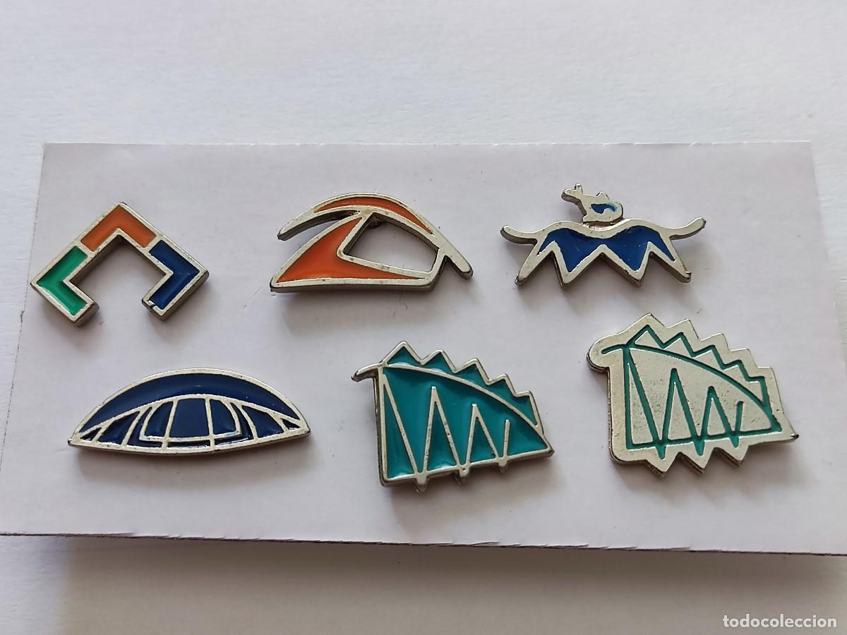 Pins de colecci&oacute;n: LOTE DE 6 PINS DE LA CIUDAD DE LAS ARTES Y LAS CIENCIAS DE VALENCIA