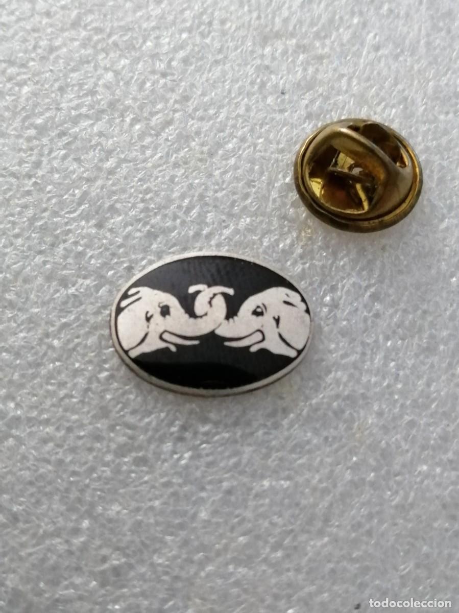 Pins de colecci&oacute;n: PINS 000 &Uacute;NICO FENG SHUI CABEZAS DOS ELEFANTES TROMPAS ENTRELAZADAS CL&Aacute;SICO AMULETO FAMILIA SUERTE
