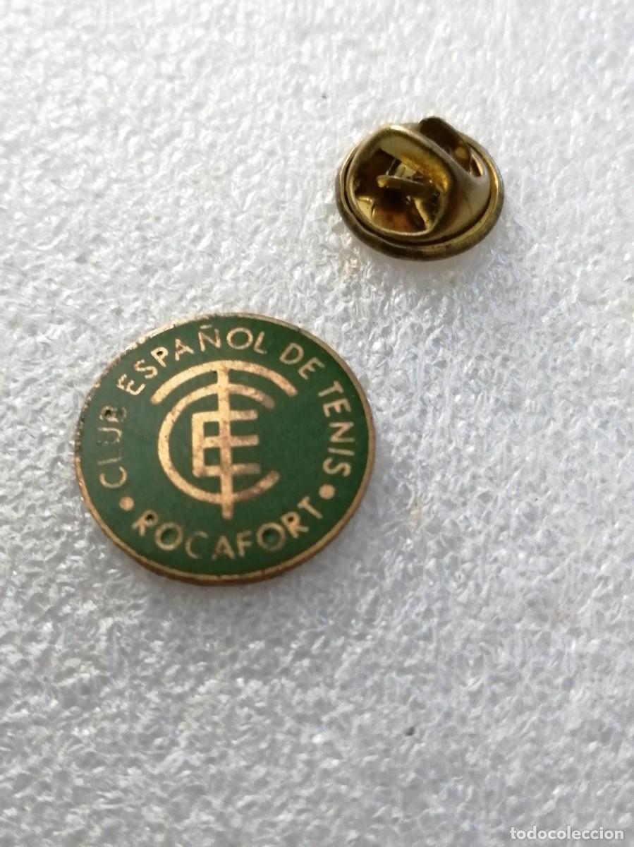 Pins de colecci&oacute;n: PINS 000 &Uacute;NICO CLUB ESPA&Ntilde;OL DE TENIS ROCAFORT VALENCIA ESMALTADO FUEGO ANTIGUO NADAL ALCARAZ