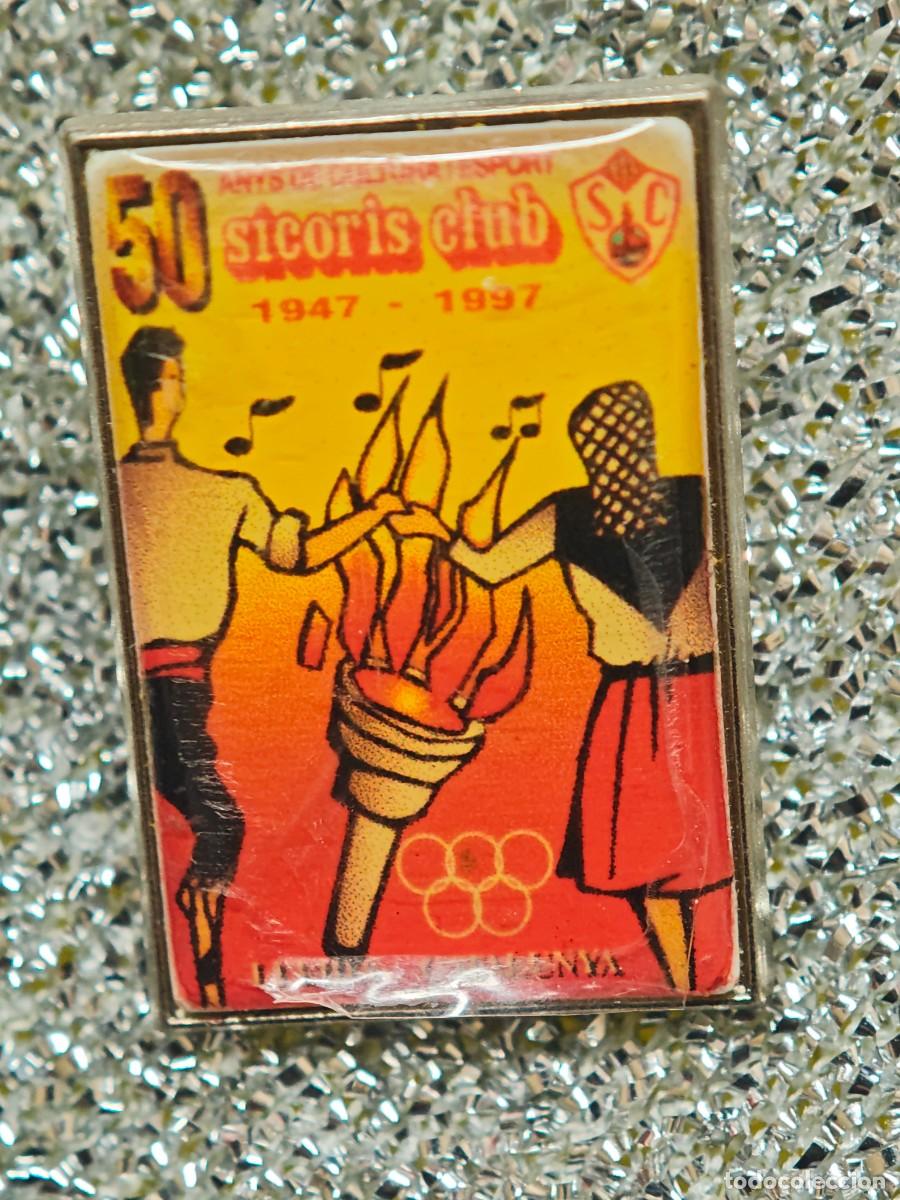 Pins de colecci&oacute;n: PIN 50 ANIVERSARI SICORIS CLUB LLEIDA