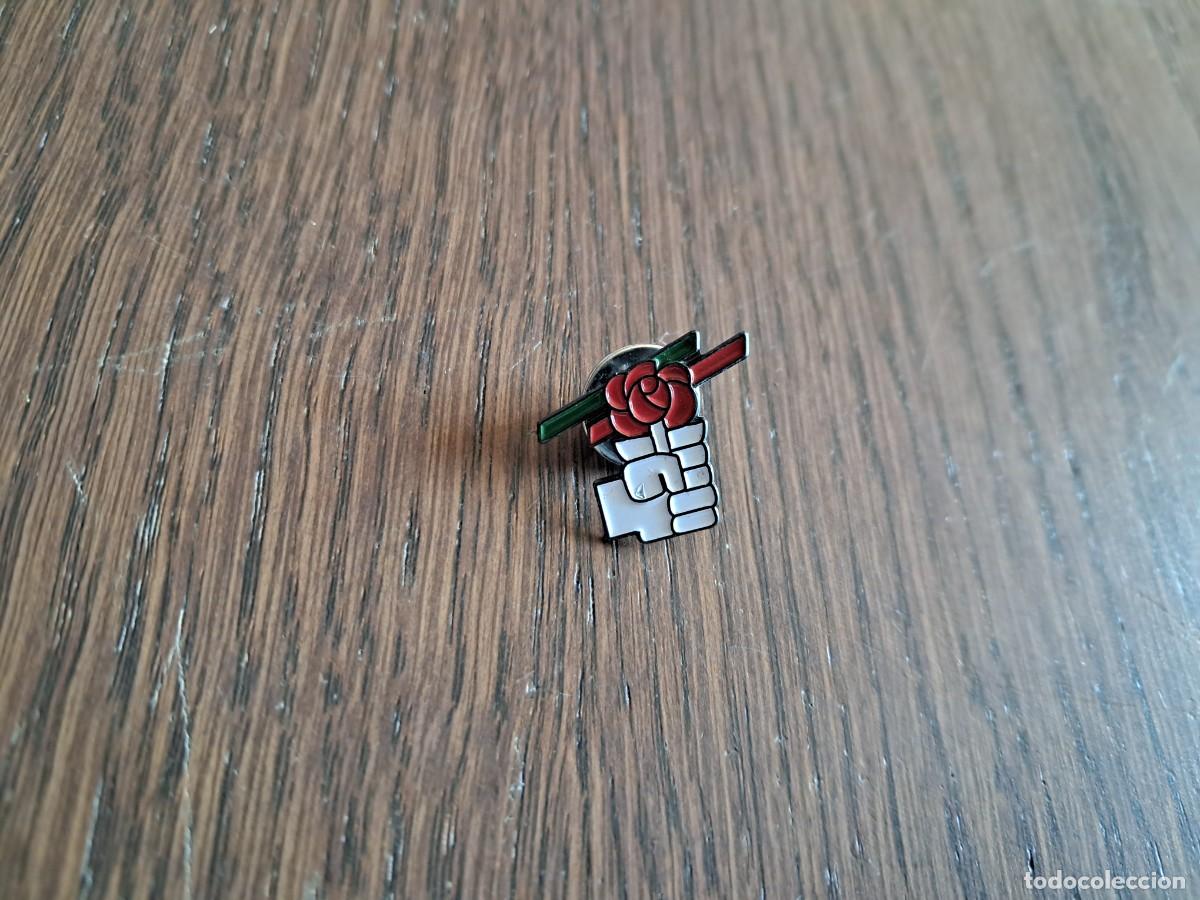 Pins de cole&ccedil;&atilde;o: pin de publicidad, pol&iacute;tica, PSOE.