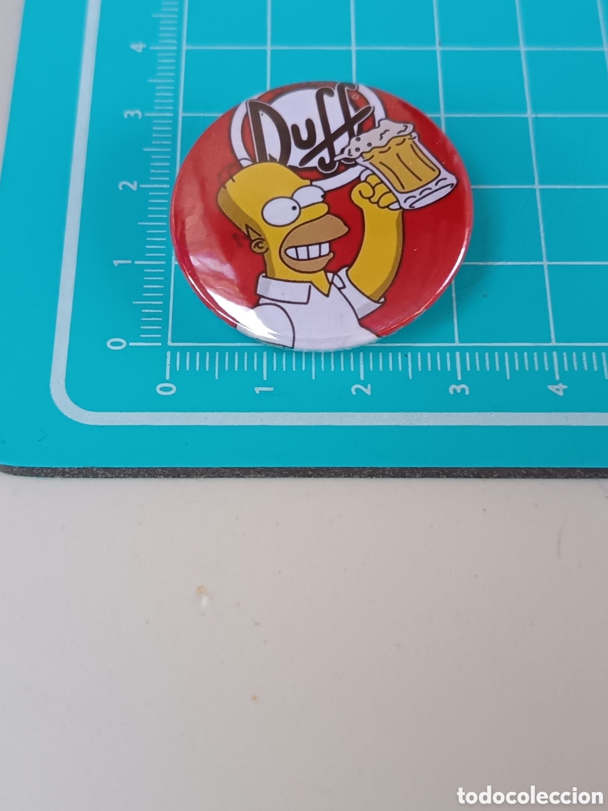 Pins de colecci&oacute;n: Chapa pin vintage Homer y Duff de The Simpsons