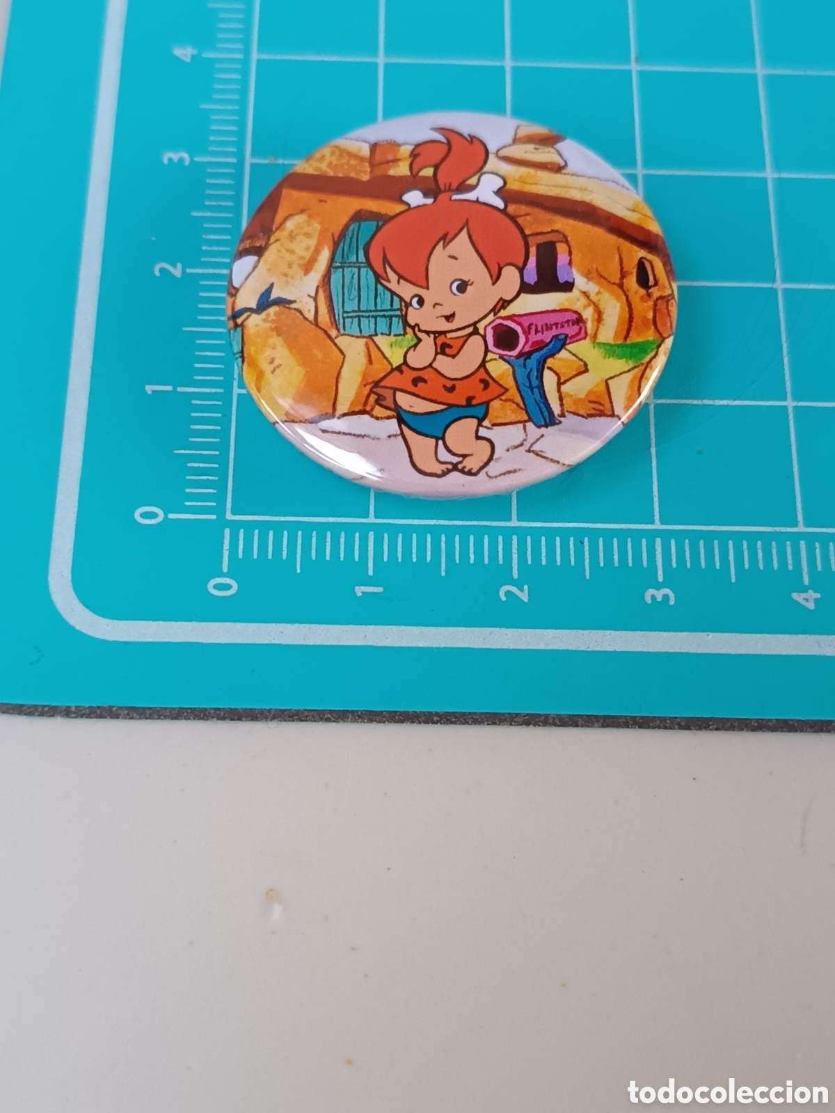 Pins de colecci&oacute;n: Chapa pin vintage Pebbles de Los Picapiedra