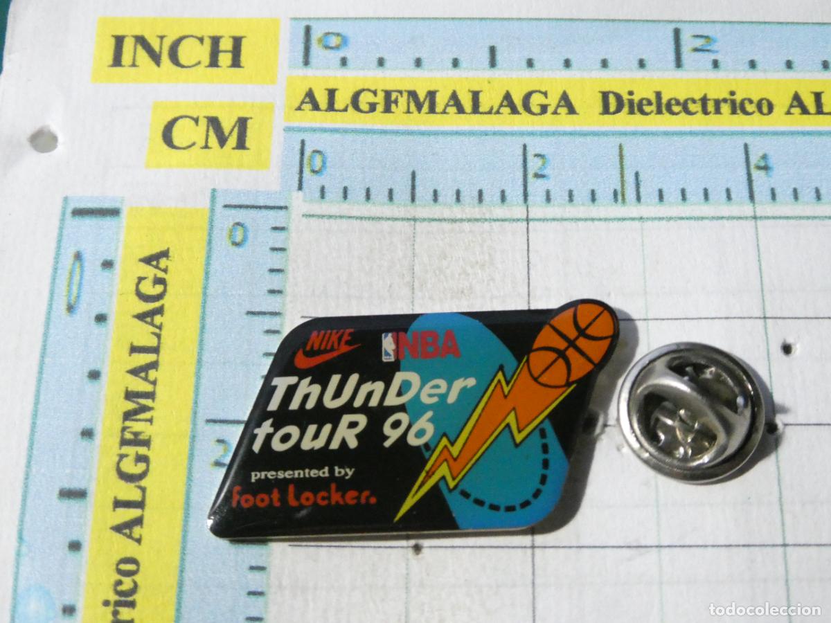 Collection pins: PIN DE DEPORTES. BALONCESTO BASKET NBA NIKE THUNDER TOUR 96 1996 FOOTLOCKER