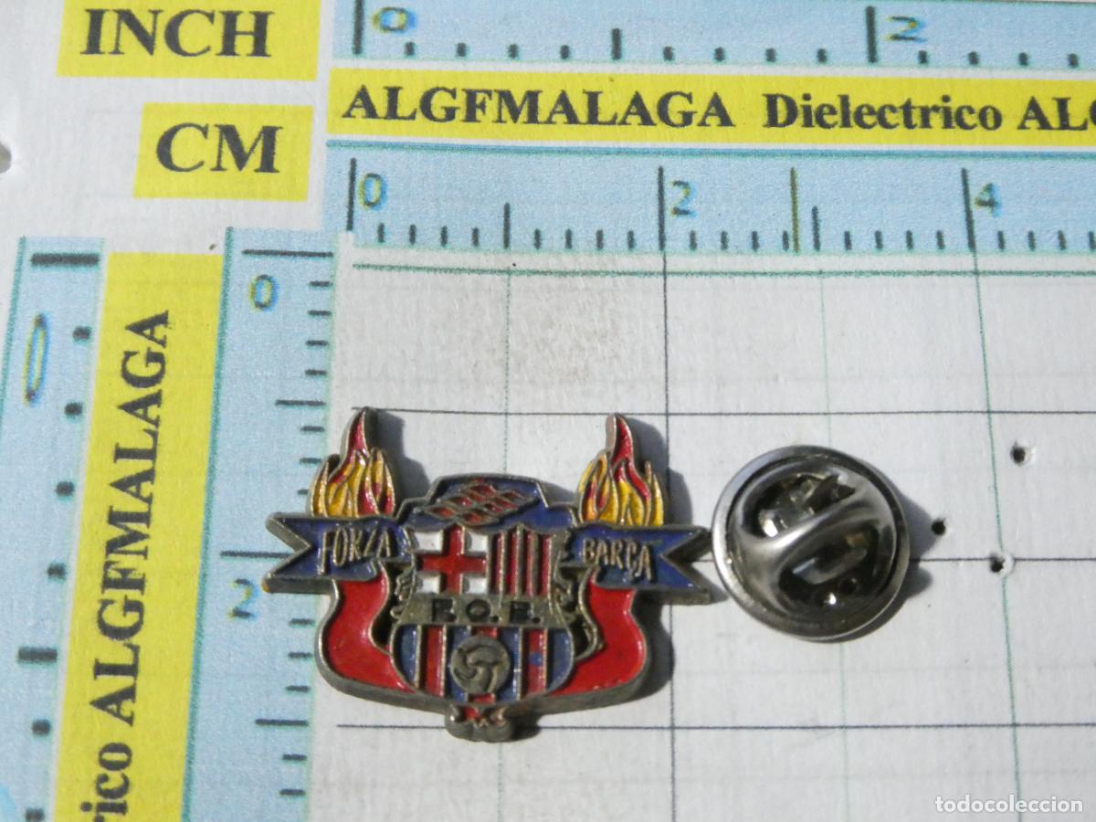 Pins de colecci&oacute;n: PIN DE DEPORTES. F&Uacute;TBOL. FC BARCELONA FUEGOS. ESCUDO EQUIPO.