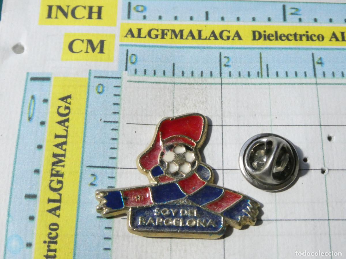 Pins de colecci&oacute;n: PIN DE DEPORTES. F&Uacute;TBOL. FC BARCELONA BUFANDA BARRETINA. ESCUDO EQUIPO.