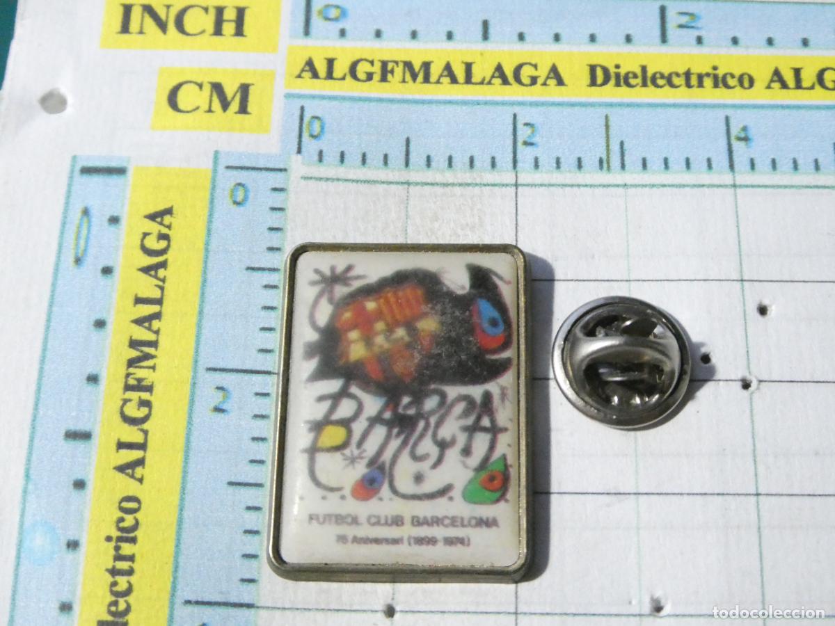 Pins de colecci&oacute;n: PIN DE DEPORTES. F&Uacute;TBOL. FC BARCELONA 75 ANIVERSARIO 1899 1974. ESCUDO EQUIPO.