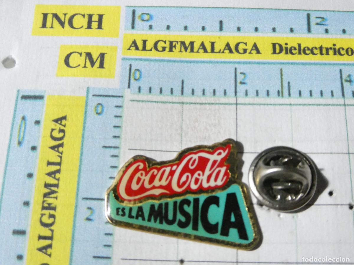 Pins de colecci&oacute;n: PIN DE COCA COLA ES LA M&Uacute;SICA.