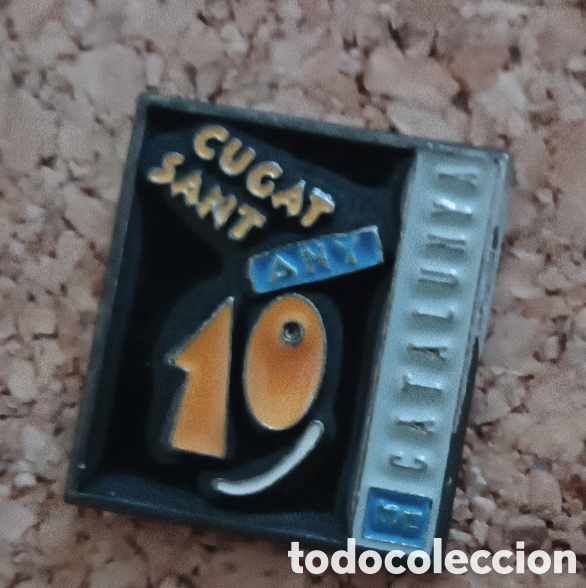 Pins de colecci&oacute;n: PIN 10&deg; ANIVERSARIO TVE SAN CUGAT CATALU&Ntilde;A