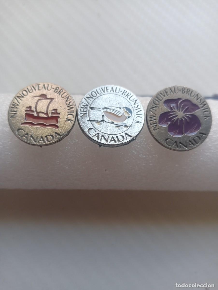 Pins de colecci&oacute;n: LOTE COLECCI&Oacute;N PINS NEW NOUVEAU BRUNSWICK CANADA TEMA CIUDADES LUGARES TURISMO INSIGNIA CANADIENSE