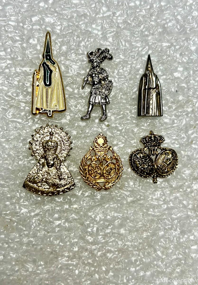 Pins de colecci&oacute;n: 4024.Lote de 6 pines pertenece a la Hermandad de la Macarena de Sevilla (Semana Santa)