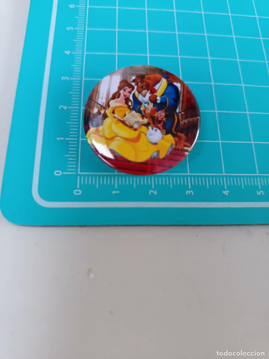 Pins de colecci&oacute;n: Chapa pin vintage La Bella y La Bestia de Disney