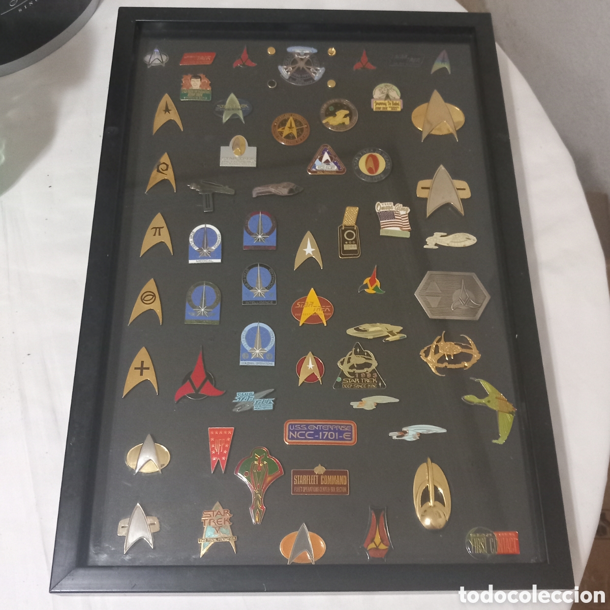 Pins de colecci&oacute;n: COLECCION STAR TREK/56 PINS AMERICANOS(EXCELENTE COMO NUEVO,COLECCIONISTA!!)