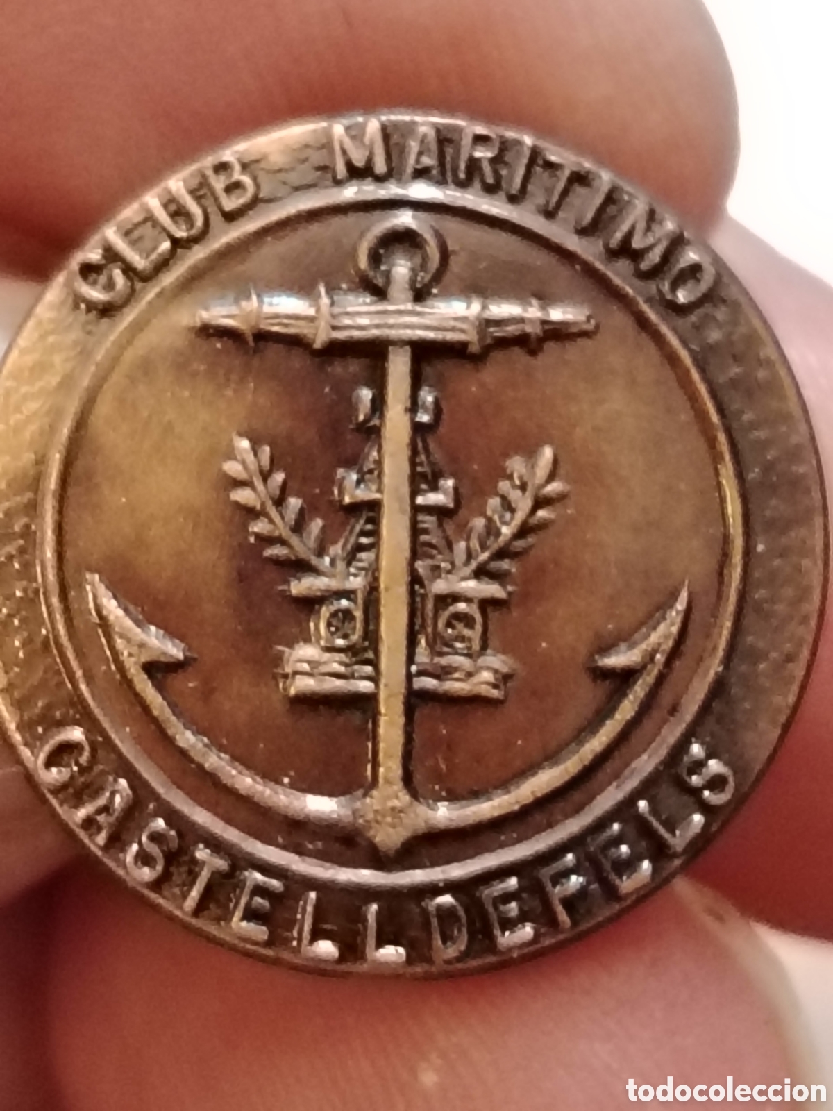 Pins de colecci&oacute;n: Insignia Club mar&iacute;timo Castelldefels (Barcelona)