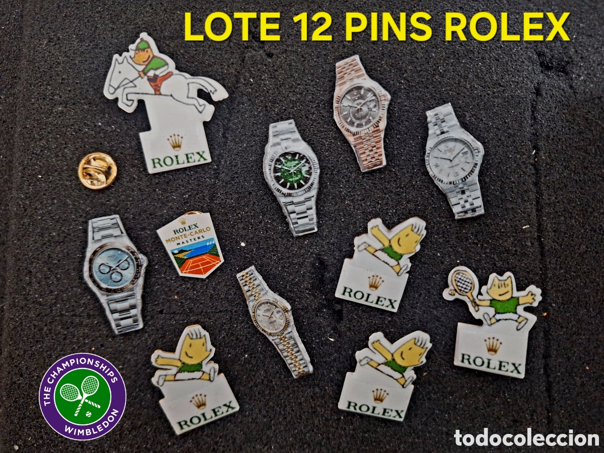 Pins de colecci&oacute;n: LOTE 12 PINS PIN ROLEX
