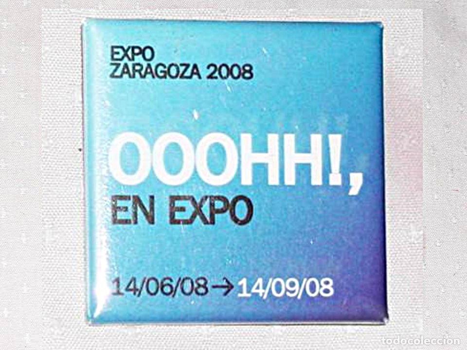 Pin's de collection: Chapa Pin EXPO ZARAGOZA 2008