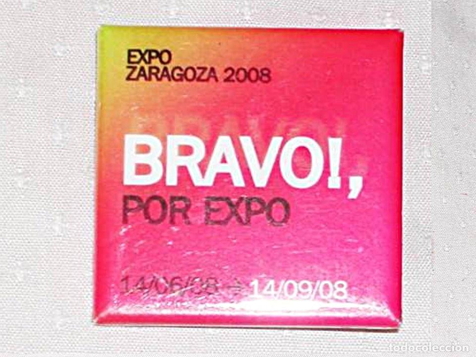 Pin's de collection: Chapa Pin EXPO ZARAGOZA 2008