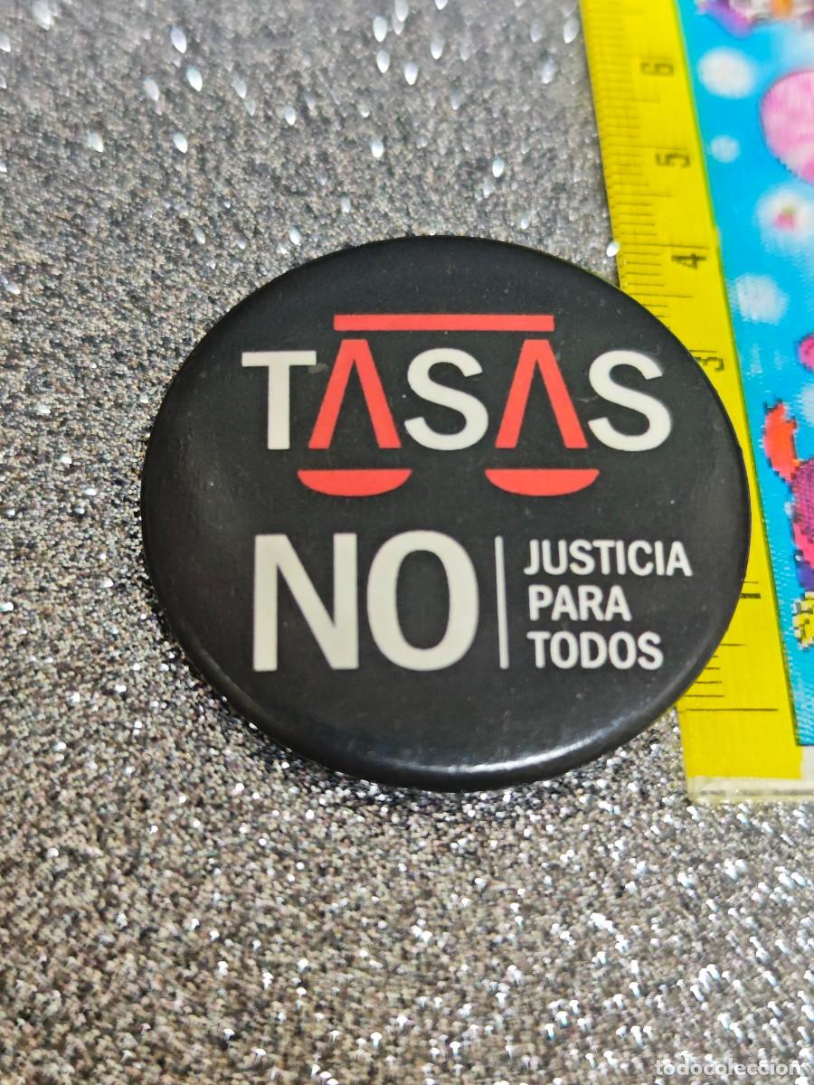 Pins de colecci&oacute;n: PIN CHAPA CAMPA&Ntilde;A TASAS NO