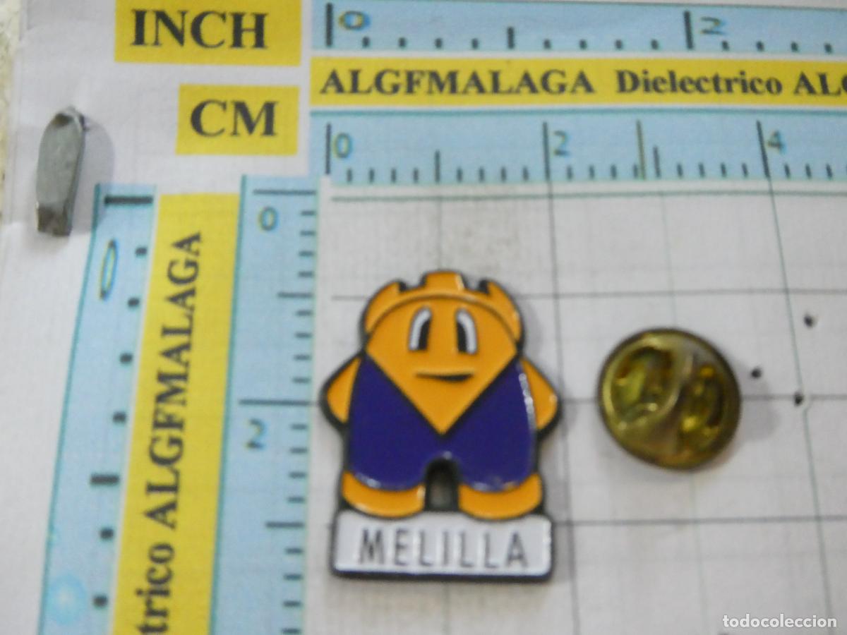 Pins de colecci&oacute;n: PIN DE TURISMO. MASCOTA V CENTENARIO MELILLA 1497 1997 ESTOPI