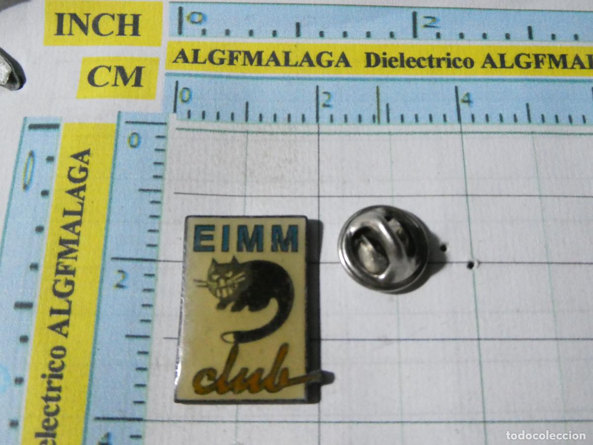 Pins de colecci&oacute;n: PIN EIMM CLUB. DISCOTECA PUB DISCOTECA? GATO NEGRO.