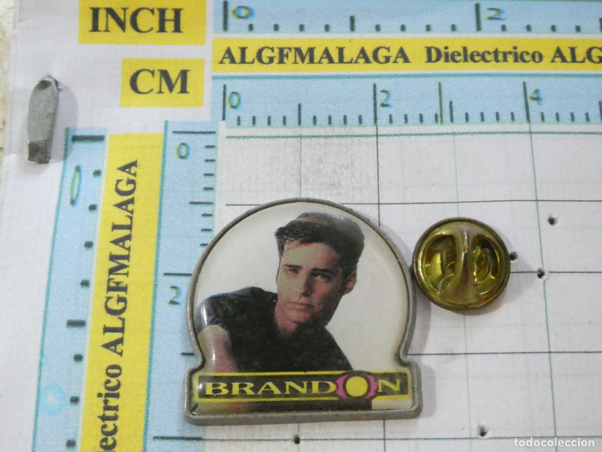Pins de colecci&oacute;n: PIN DE CINE / TELEVISI&Oacute;N. SENSACI&Oacute;N DE VIVIR. BRANDON. BEVERLY HILLS 90210. PERFECTO.