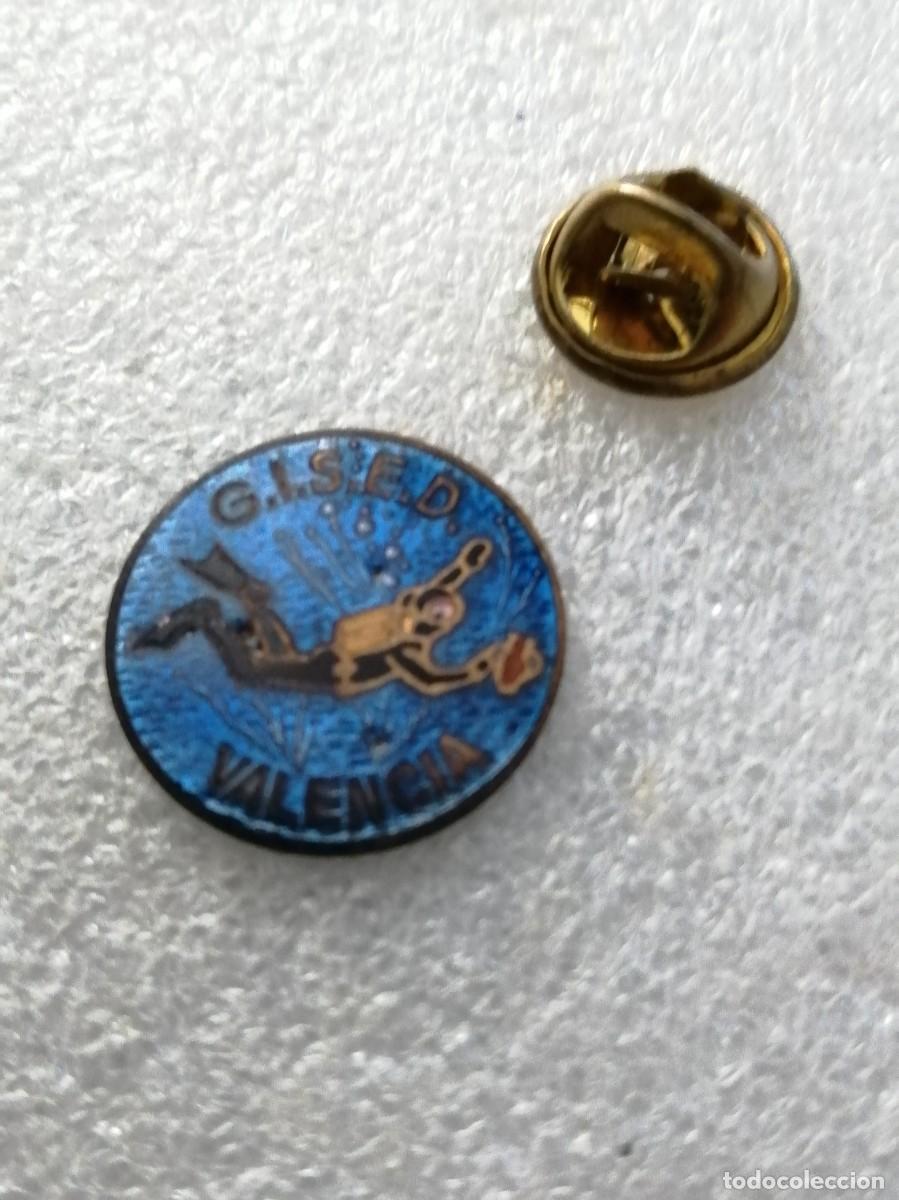 Pins de colecci&oacute;n: PINS 1957 &Uacute;NICO G.I.S.E.D. VALENCIA GRUPO DE INVESTIGACI&Oacute;N SUBMARINA y ESCAFANDRISMO DEPORTIVO