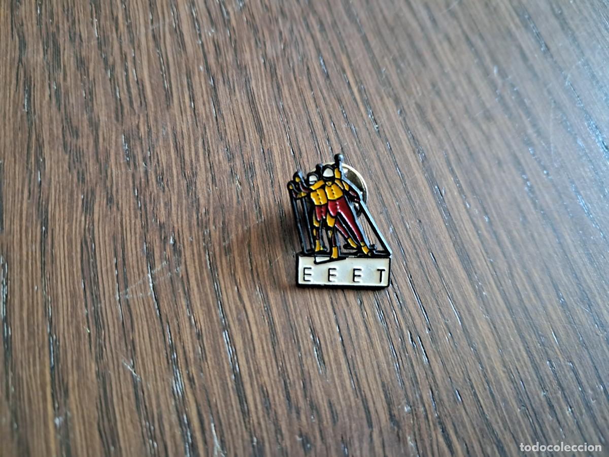 Pins de colecci&oacute;n: pin, ej&eacute;rcito de tierra, equipo de esqu&iacute;, EEET.